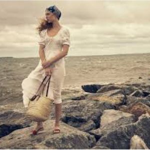 Doen Ischia Dress in Salt White S NWOT